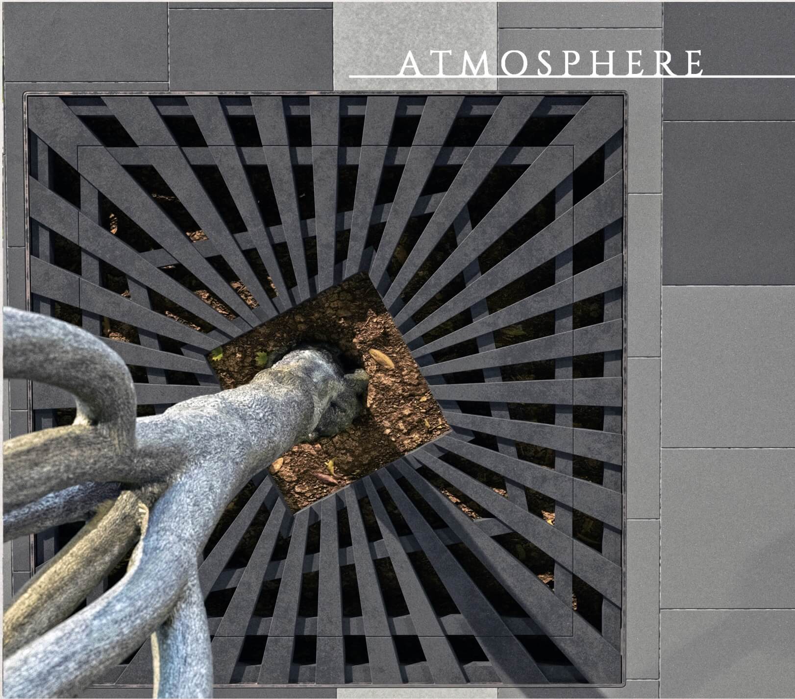 Приствольная решетка для дерева ZKING ATMOSPHERE 1.2х1.2м Черная в Ярославле фото