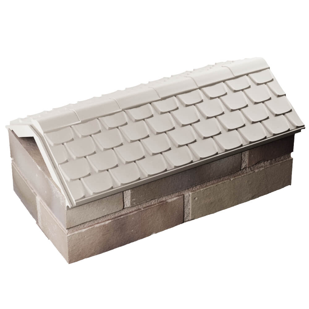 Парапет Zking Эльбрус Бежевый с посадкой на 1 кирпич (255мм) в Ярославле фото