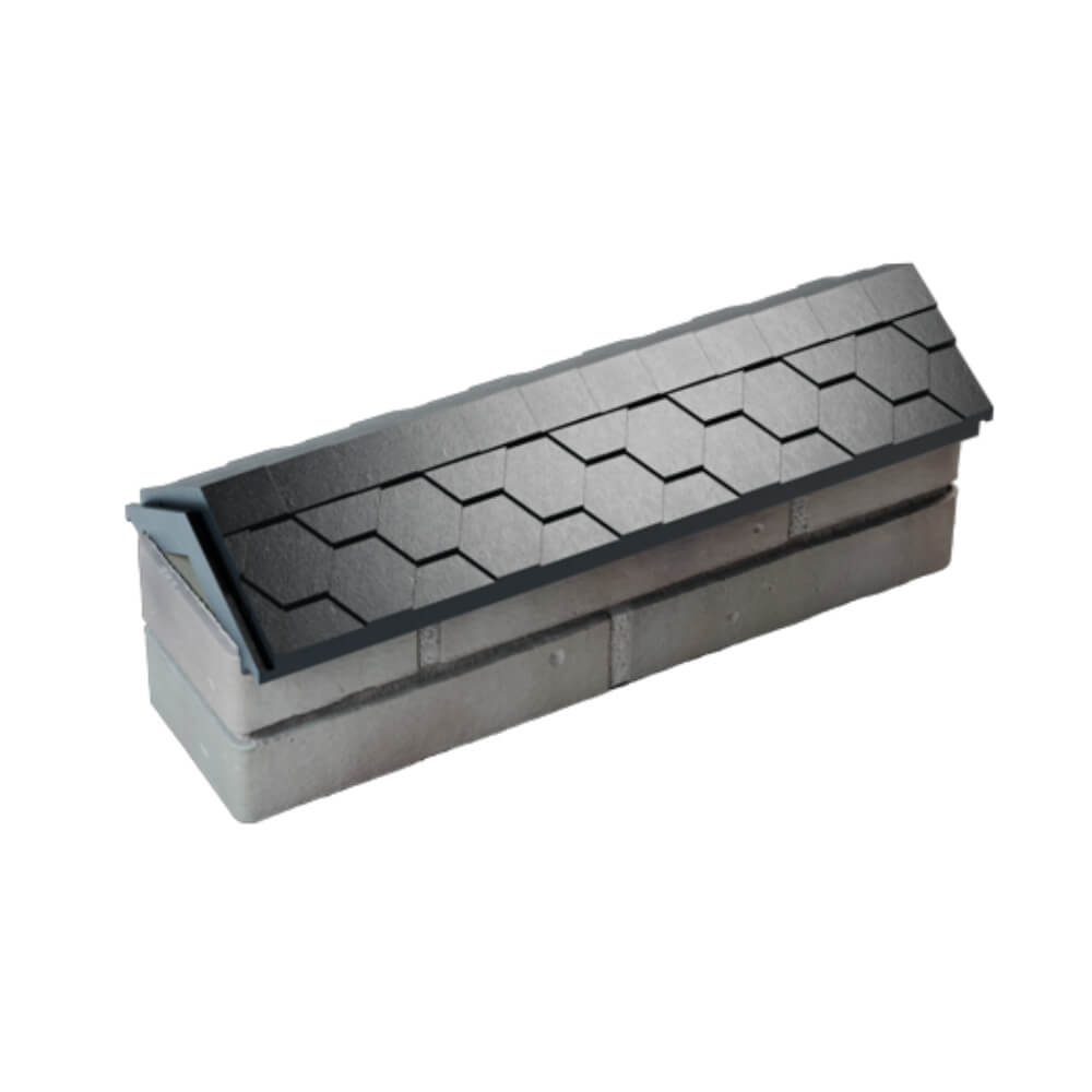 Парапет Zking Эверест Черный с посадкой на 0.5 кирпича (130мм) в Ярославле фото