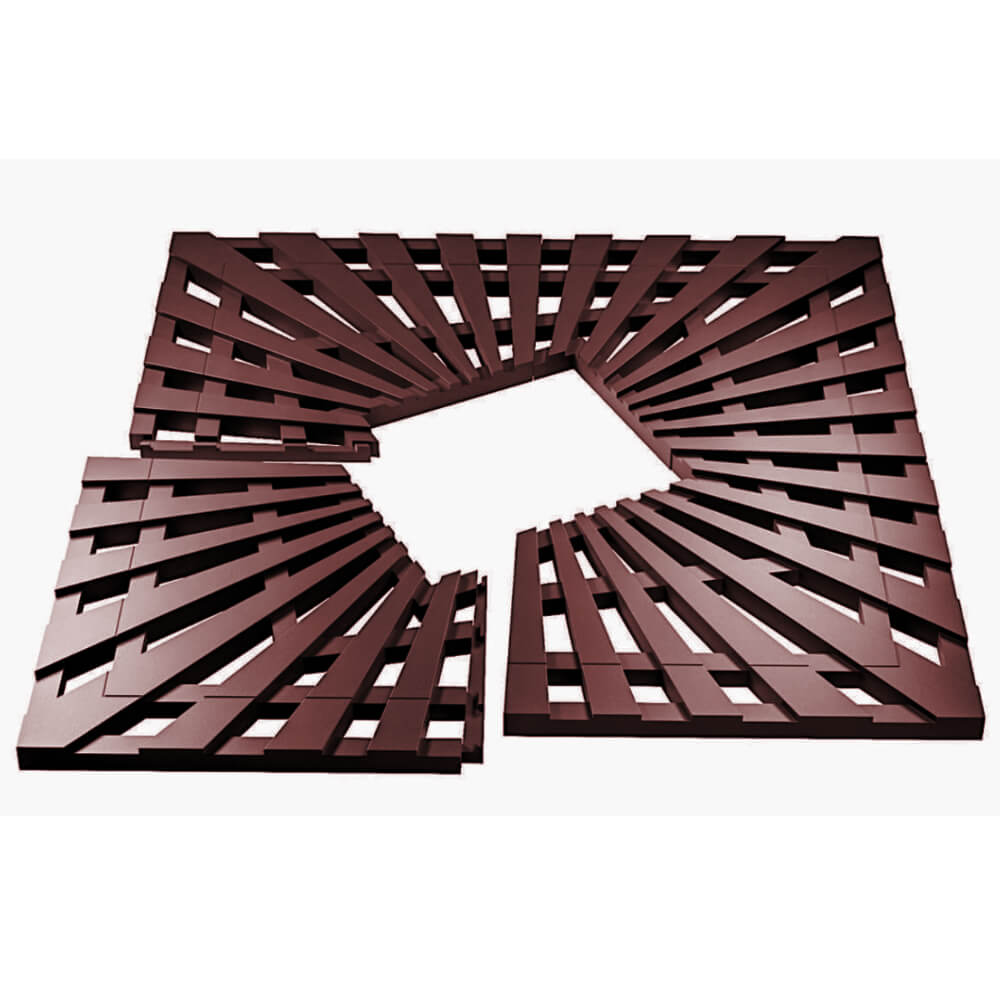 Приствольная решетка для дерева ZKING ATMOSPHERE 1.2х1.2м Коричневая в Ярославле фото