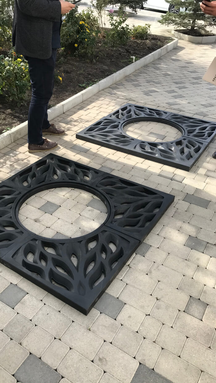 Приствольная решетка для дерева ZKING CRUST 1.2х1.2м Черная в Ярославле фото