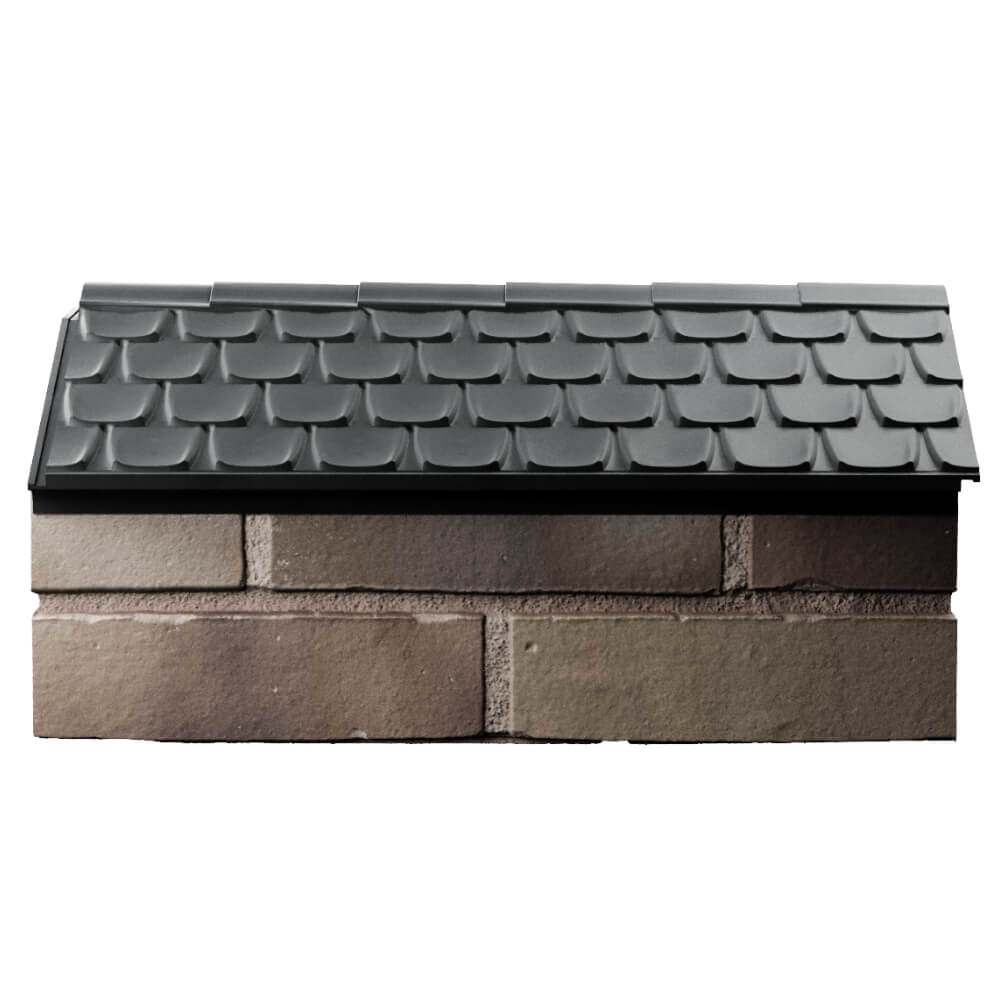 Парапет Zking Эльбрус Серый с посадкой на 1 кирпич (255мм) в Ярославле фото