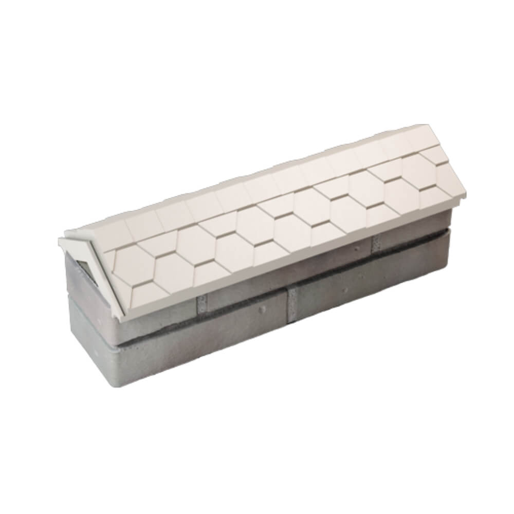 Парапет Zking Эверест Бежевый с посадкой на 0.5 кирпича (130мм) в Ярославле фото