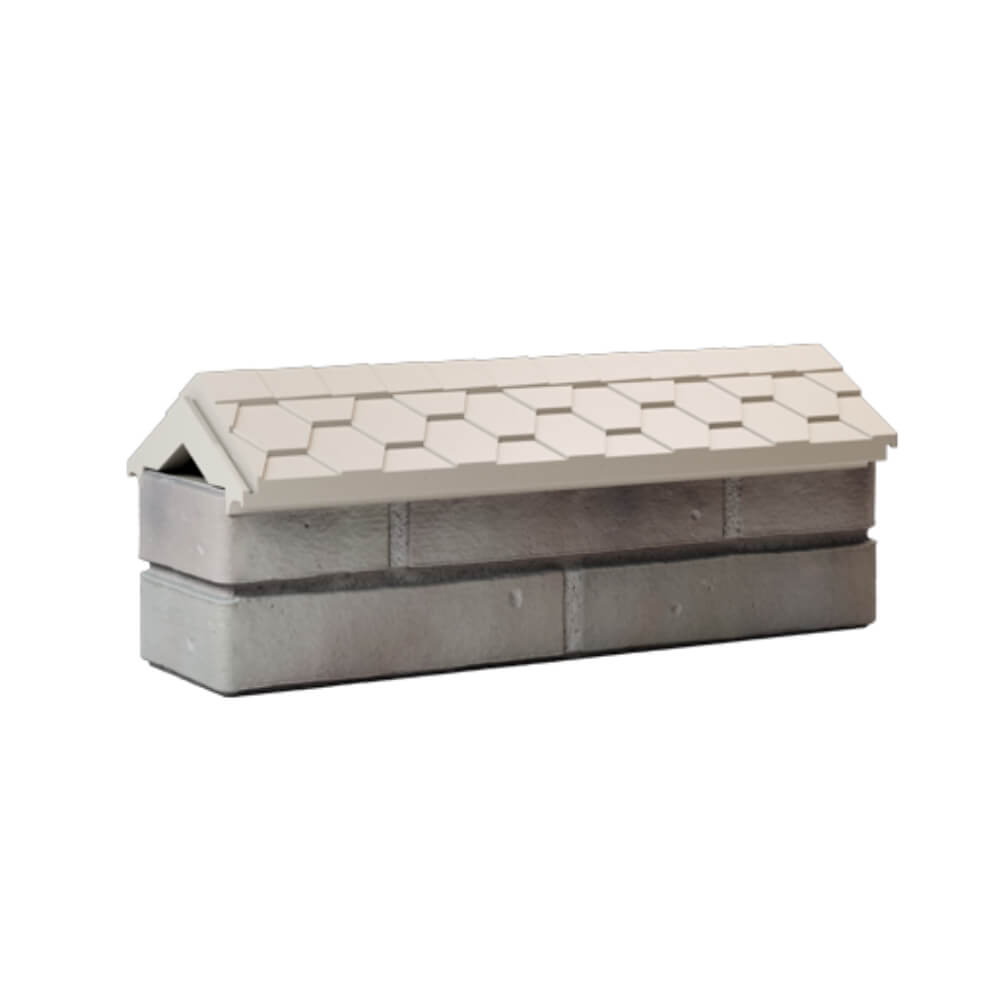 Парапет Zking Эверест Бежевый с посадкой на 0.5 кирпича (130мм) Ярославль фото