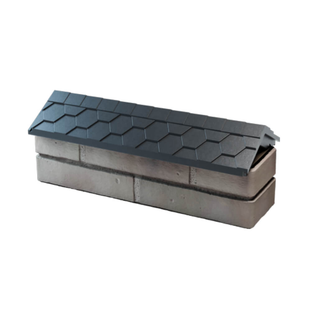 Парапет Zking Эверест Серый с посадкой на 0.5 кирпича (130мм) в Ярославле фото