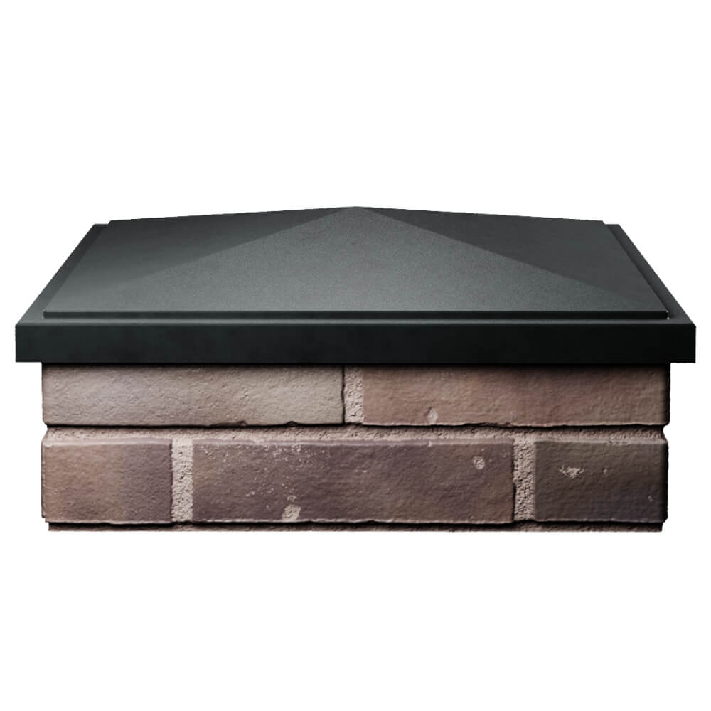 Колпак Zking БонаМоно Черный на столб 2х2 кирпича (515х515, 530х530мм) Ярославль фото