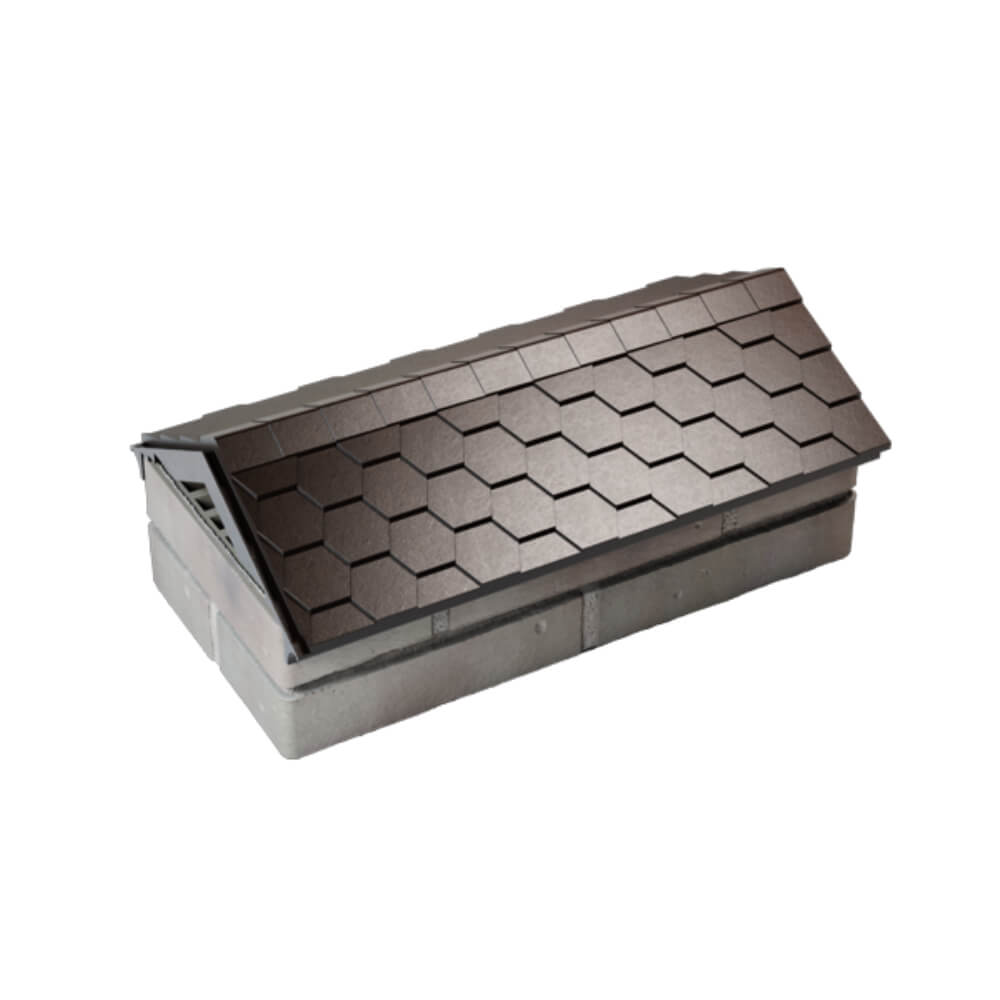 Парапет Zking Эверест Коричневый с посадкой на 1 кирпич (200/225/255мм) в Ярославле фото