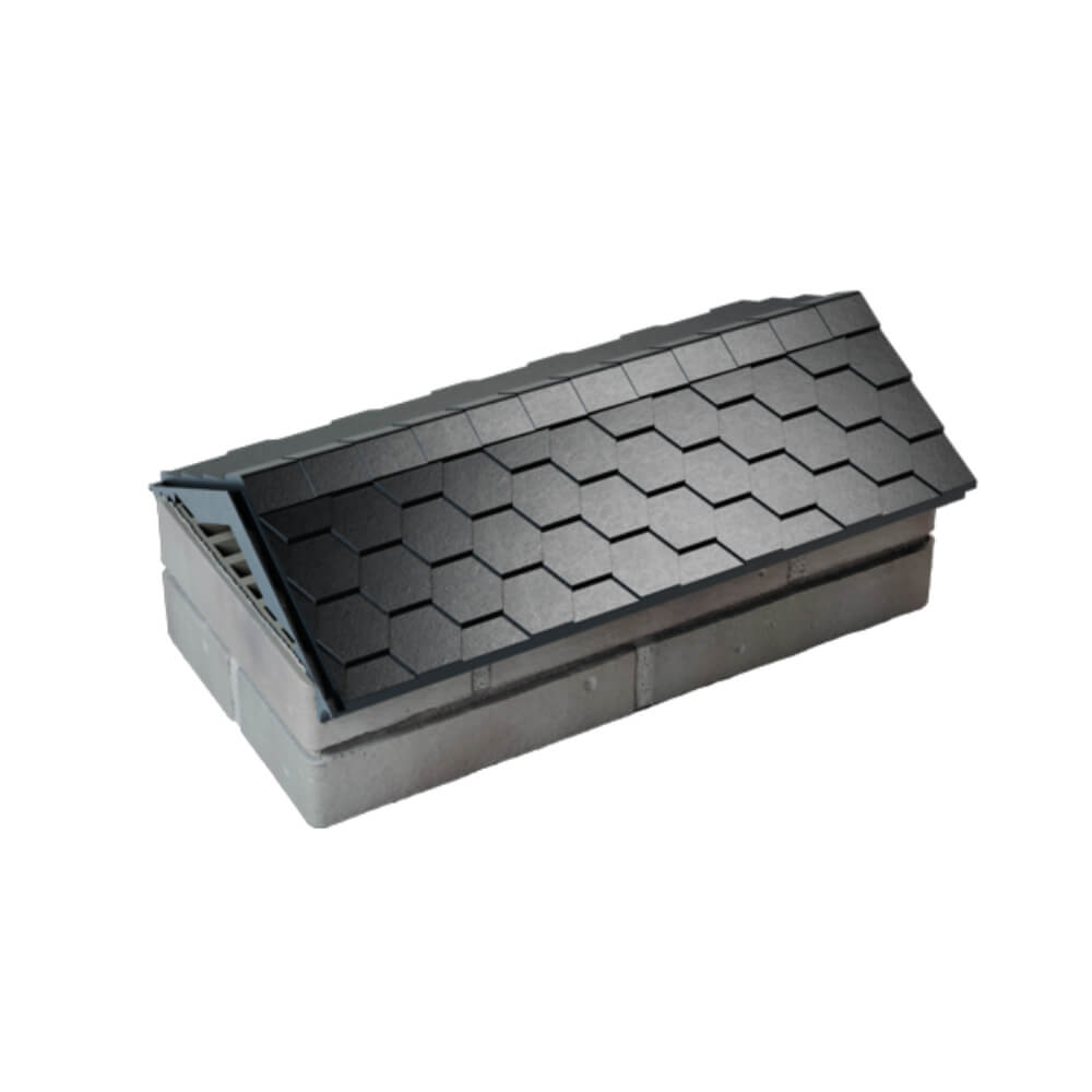 Парапет Zking Эверест Черный с посадкой на 1 кирпич (200/225/255мм) в Ярославле фото