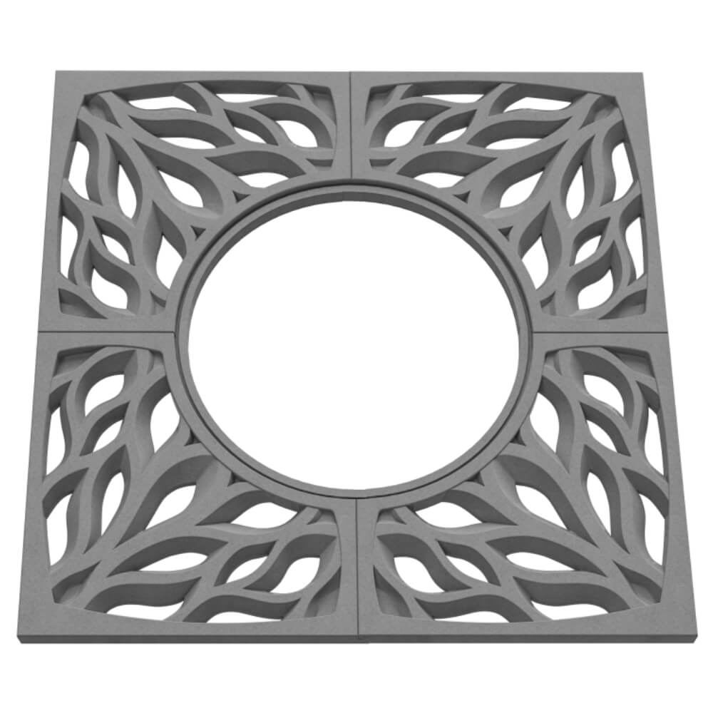 Приствольная решетка для дерева ZKING CRUST 1.2х1.2м Серая в Ярославле фото