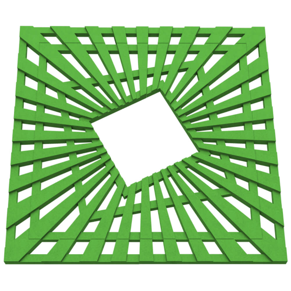 Приствольная решетка для дерева ZKING ATMOSPHERE 1.2х1.2м Зеленая в Ярославле фото