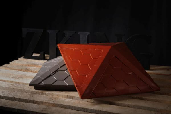 Колпак Zking Эверест Красный на столб 1.5х1.5 кирпича (390х390мм) в Ярославле фото