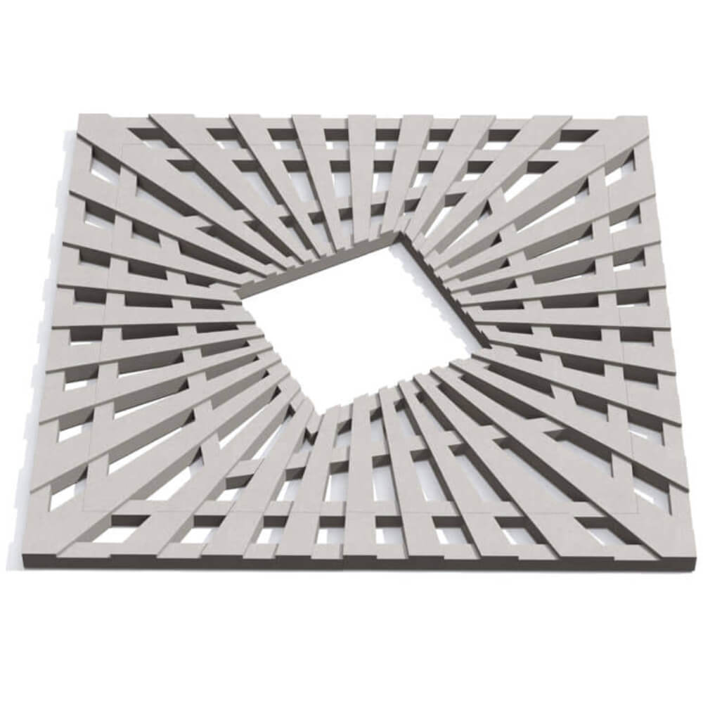 Приствольная решетка для дерева ZKING ATMOSPHERE 1.2х1.2м Бежевая Ярославль фото