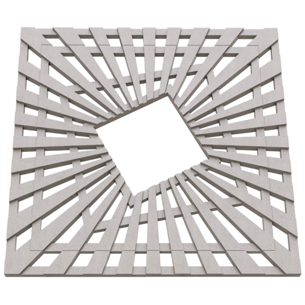 Приствольная решетка для дерева ZKING ATMOSPHERE 1.2х1.2м Бежевая в Ярославле фото