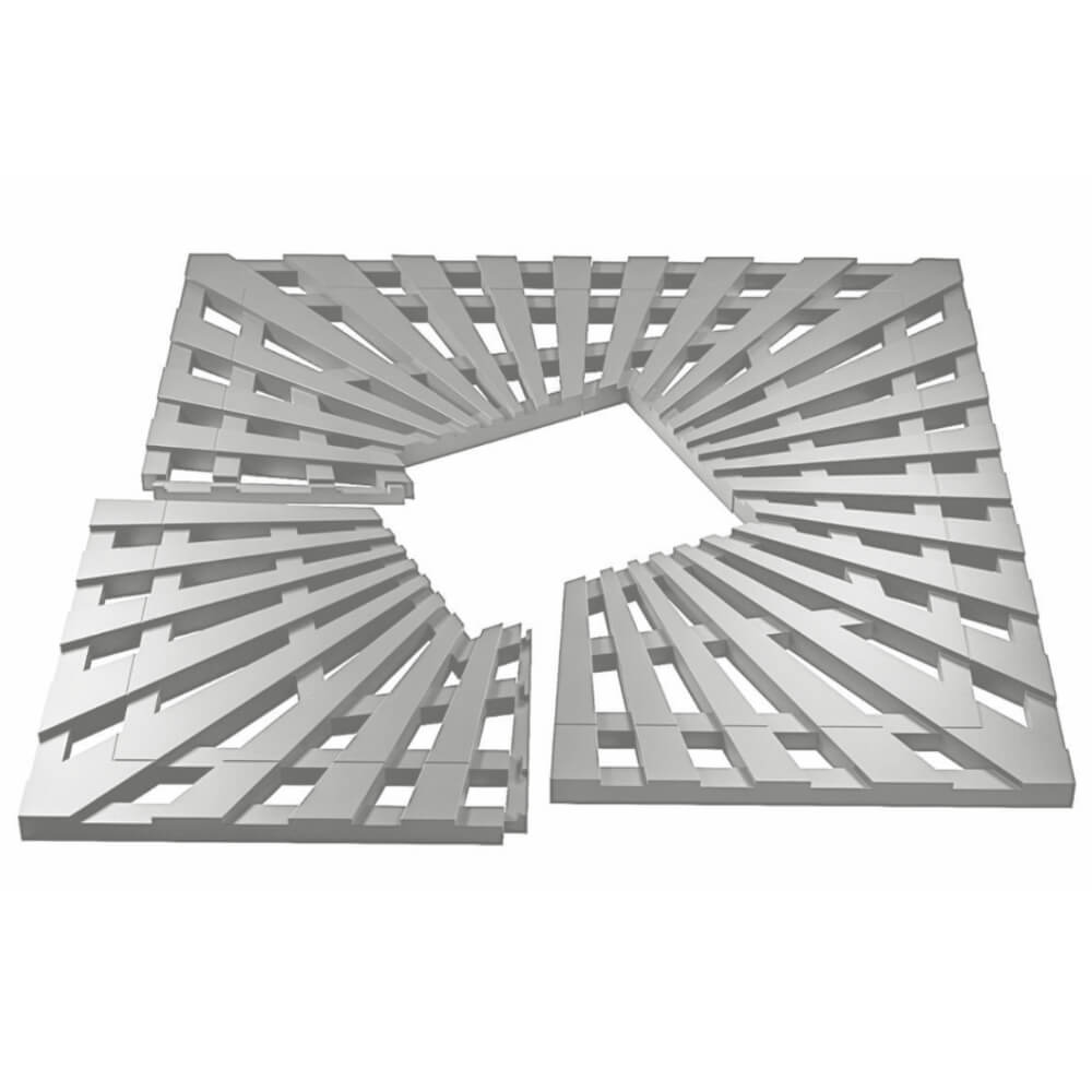 Приствольная решетка для дерева ZKING ATMOSPHERE 1.2х1.2м Бежевая в Ярославле фото