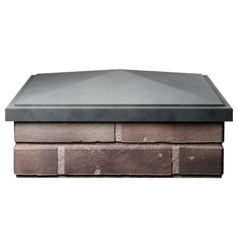 Колпак Zking БонаМоно Серый на столб 2х2 кирпича (515х515, 530х530мм) Ярославль фото