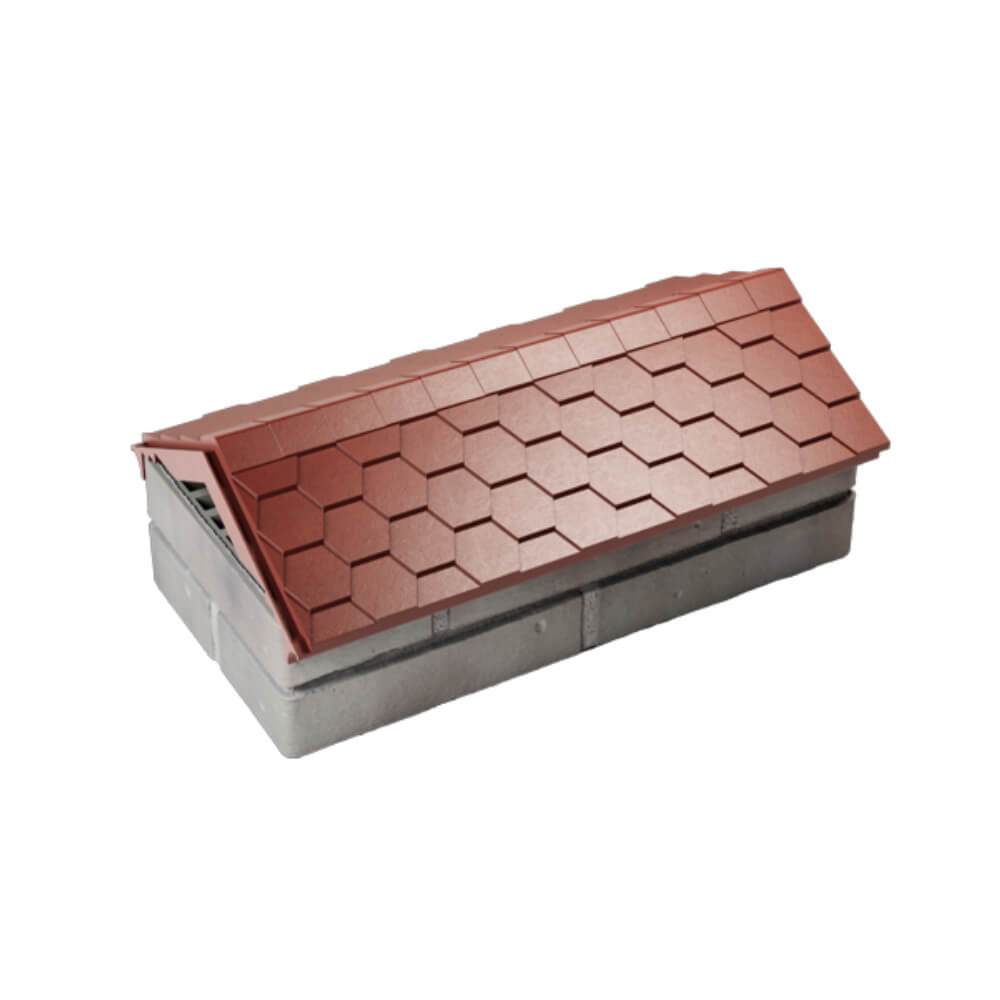 Парапет Zking Эверест Красный с посадкой на 1 кирпич (200/225/255мм) в Ярославле фото