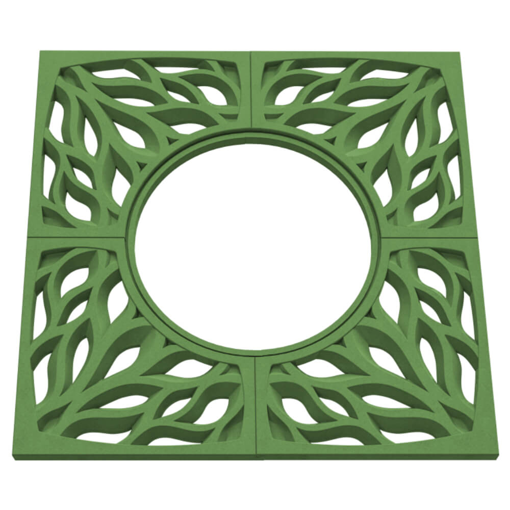 Приствольная решетка для дерева ZKING CRUST 1.2х1.2м Зеленая в Ярославле фото