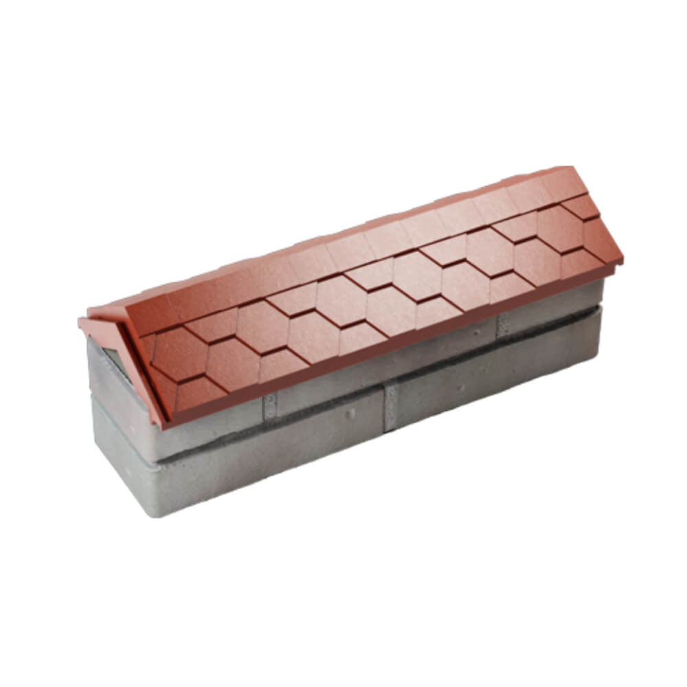 Парапет Zking Эверест Красный с посадкой на 0.5 кирпича (130мм) в Ярославле фото