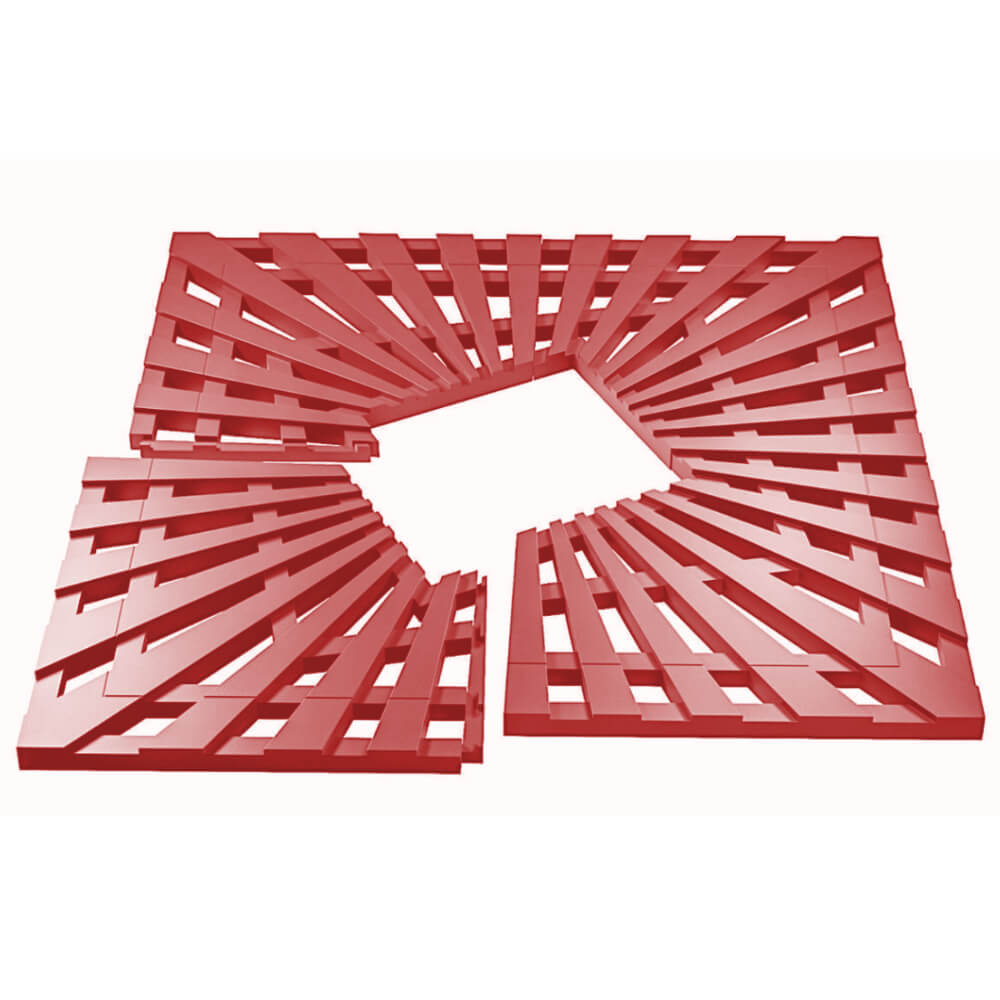 Приствольная решетка для дерева ZKING ATMOSPHERE 1.2х1.2м Красная в Ярославле фото