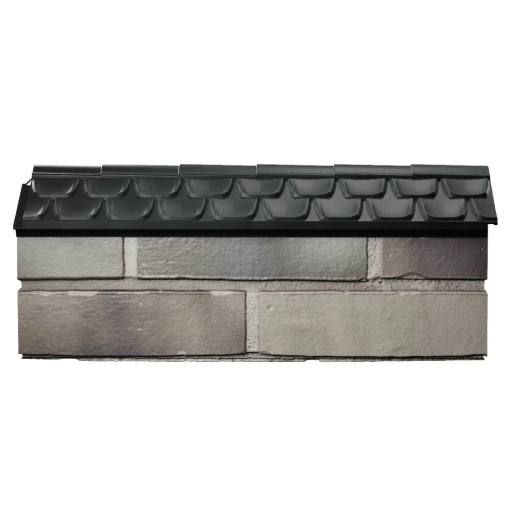 Парапет Zking Эльбрус Черный с посадкой на 0.5 кирпича (130мм) в Ярославле фото