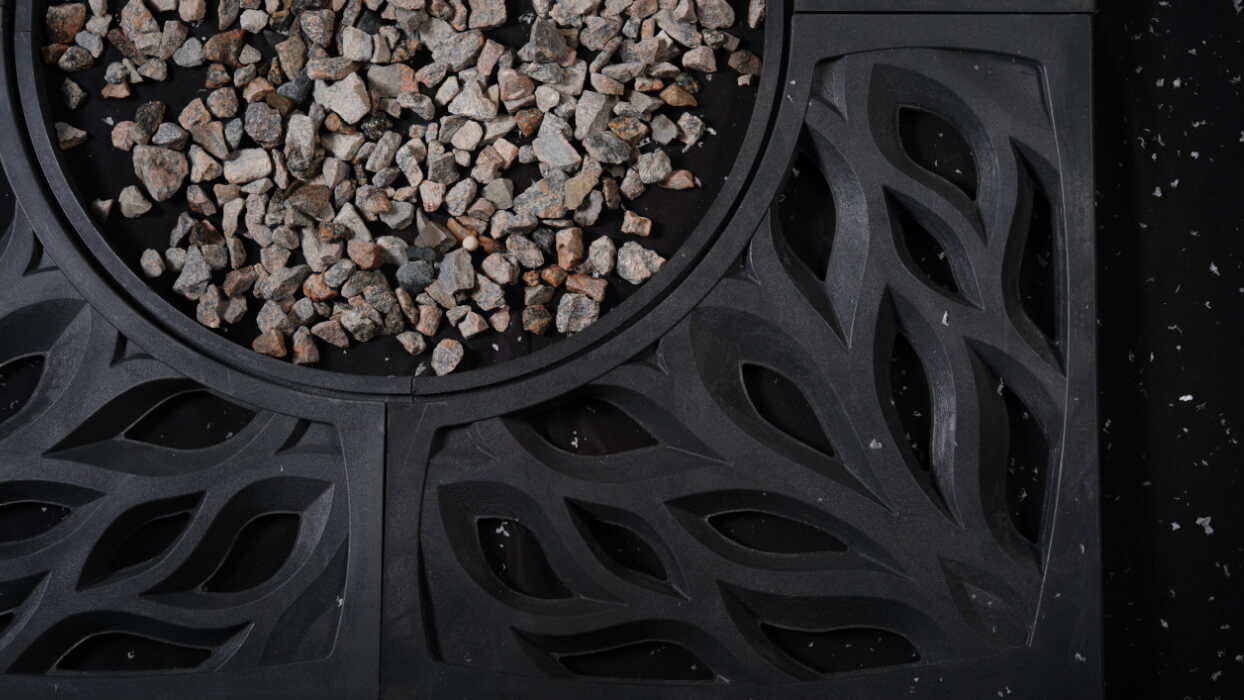 Приствольная решетка для дерева ZKING CRUST 1.2х1.2м Черная в Ярославле фото